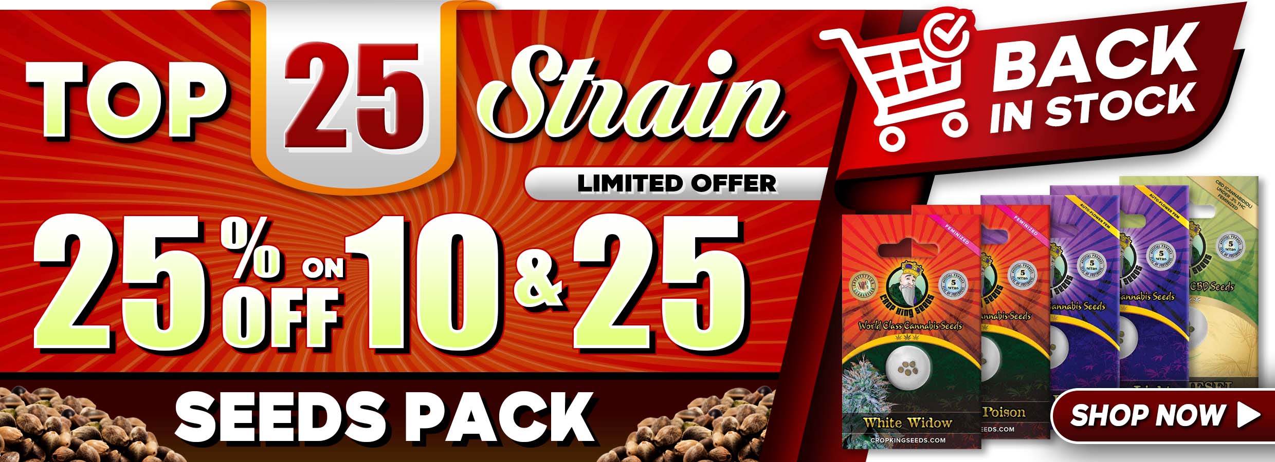 Top 25 Strains Top 25 Strain CKS COM Desktop, Crop King Seeds