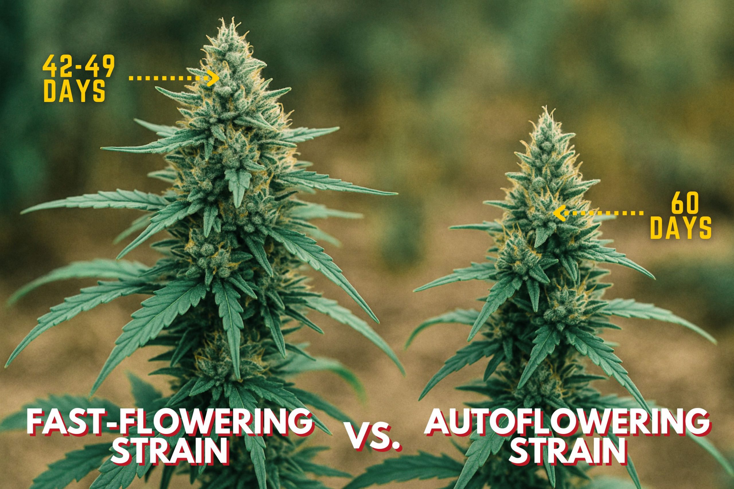 Flowering Time Comparison  Speed Matters Scaled, Crop King Seeds