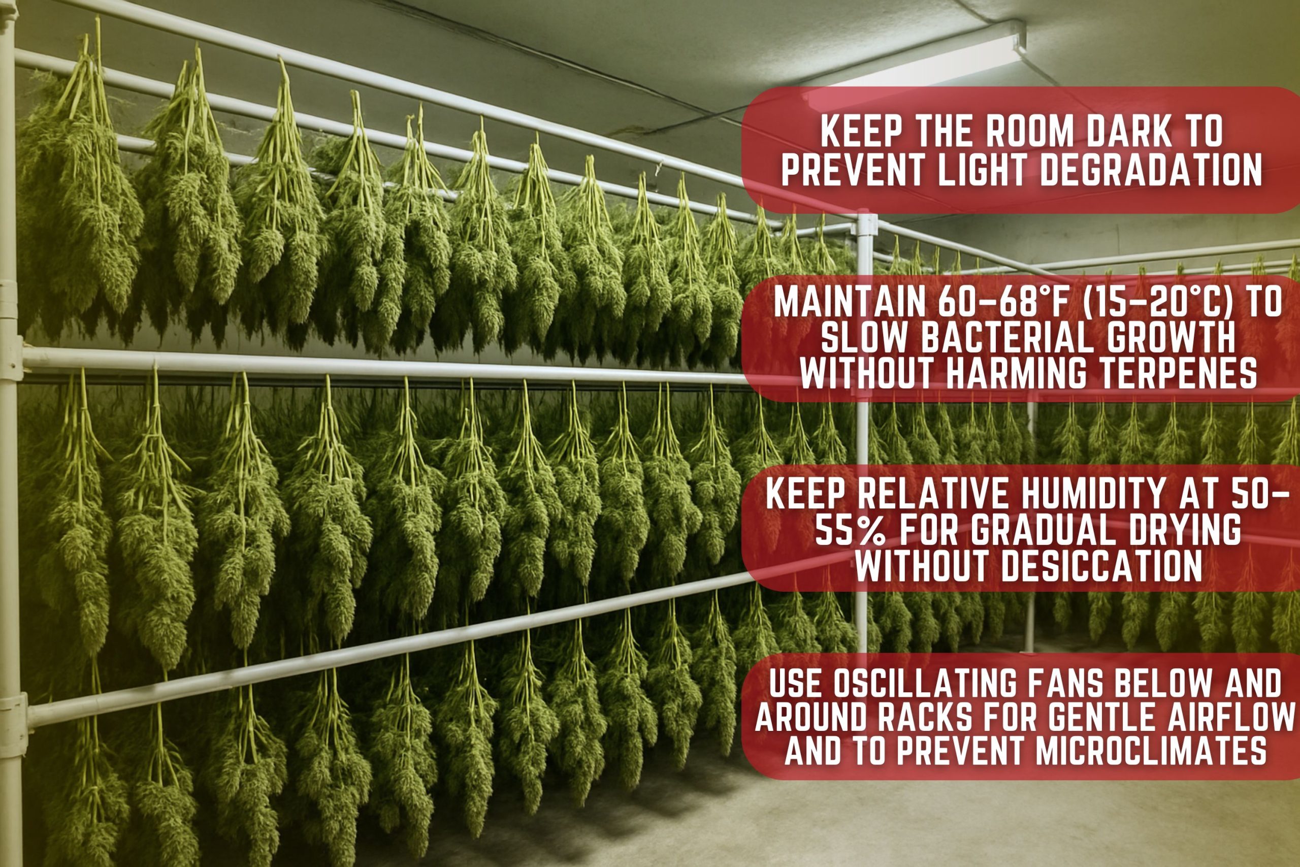 Ideal Drying Room Conditions To Stopper Rot Scaled, Crop King Seeds