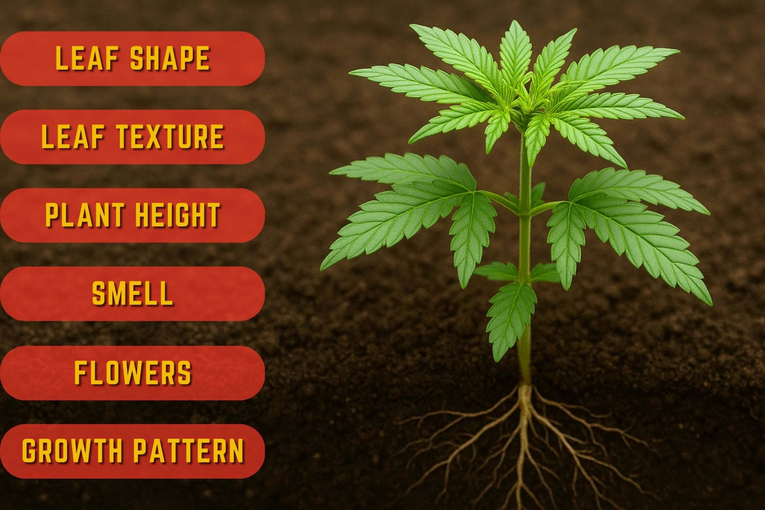 Main Features To Identify A Weed Plant Scaled, Crop King Seeds
